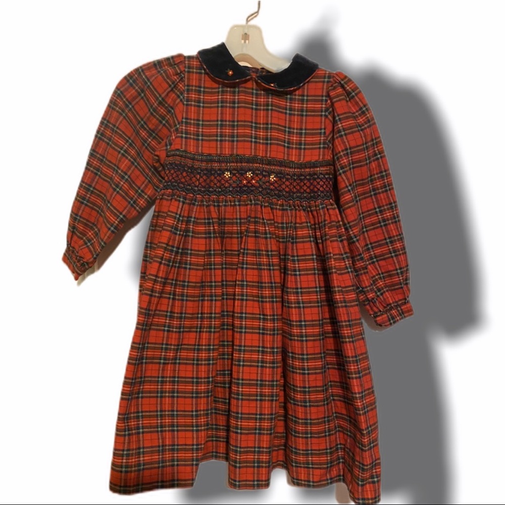 Christie Brooks Girls Smocked Dress Sz L (6X)